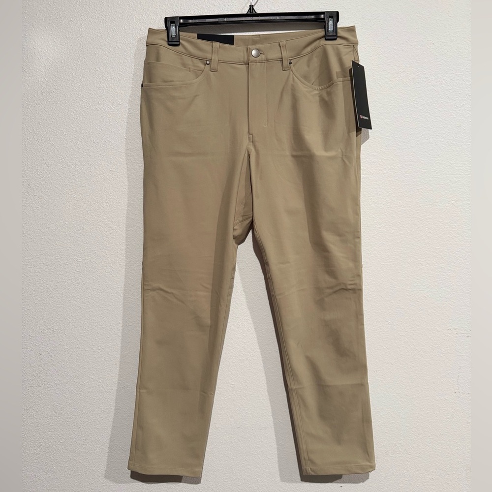 Khaki Lulu Lemon Pants